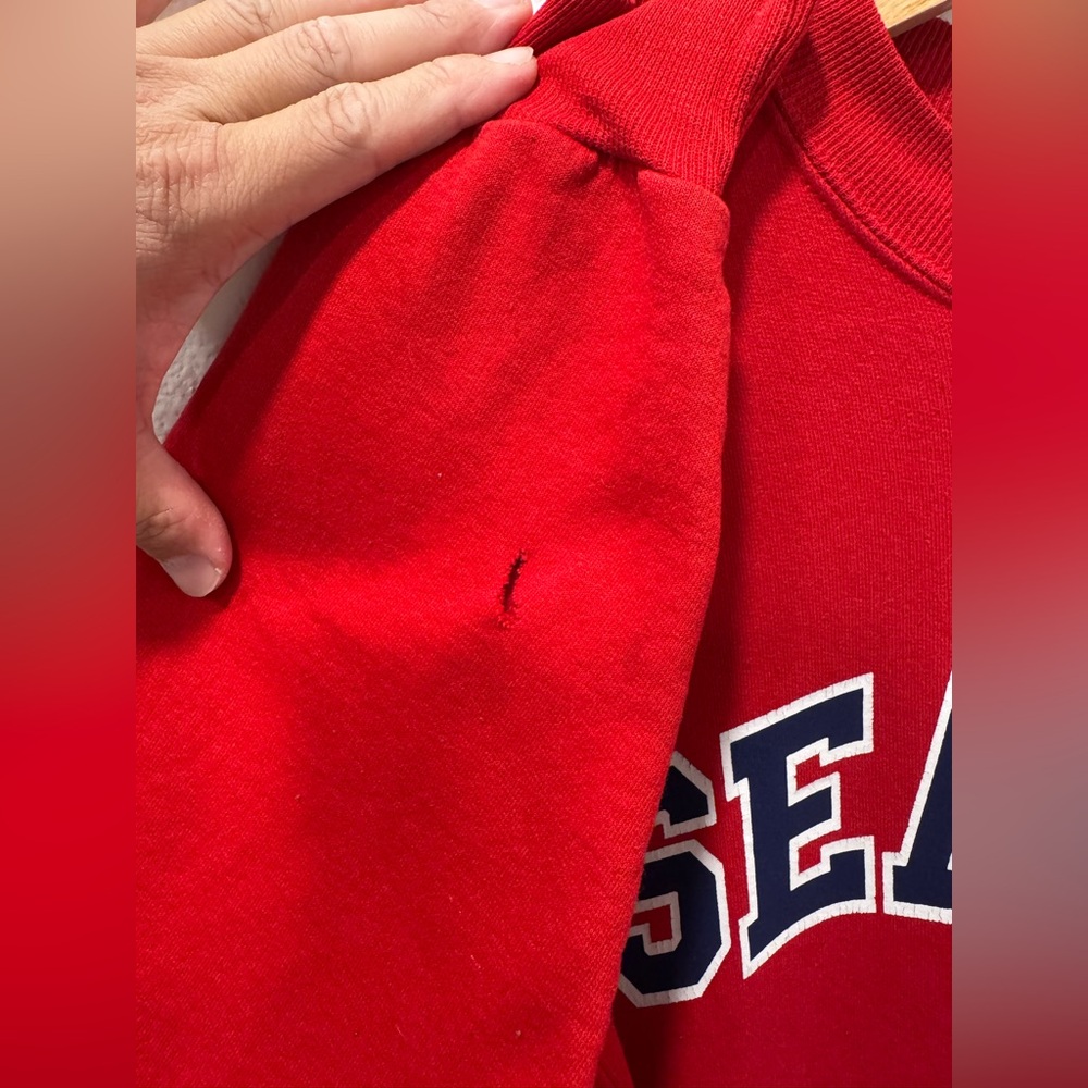 Vintage Seattle Spellout Jerzees Pullover (Preloved) - Picture 2 of 7